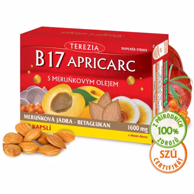 Terezia B17 Apricarc s marhuľovým olejom 60 kapsúl