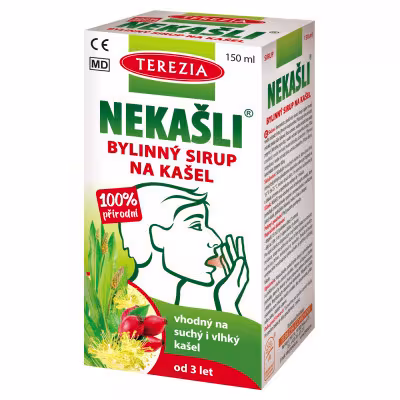 Terezia Company Nekašli bylinný sirup na kašeľ 150 ml