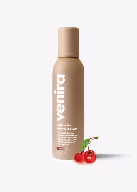 VENIRA šľahačková sprchová pena, cherry & rice, 200 ml cherry & rice, 200 ml