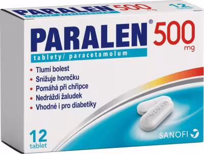 Paralen 500 tbl.12 x 500 mg