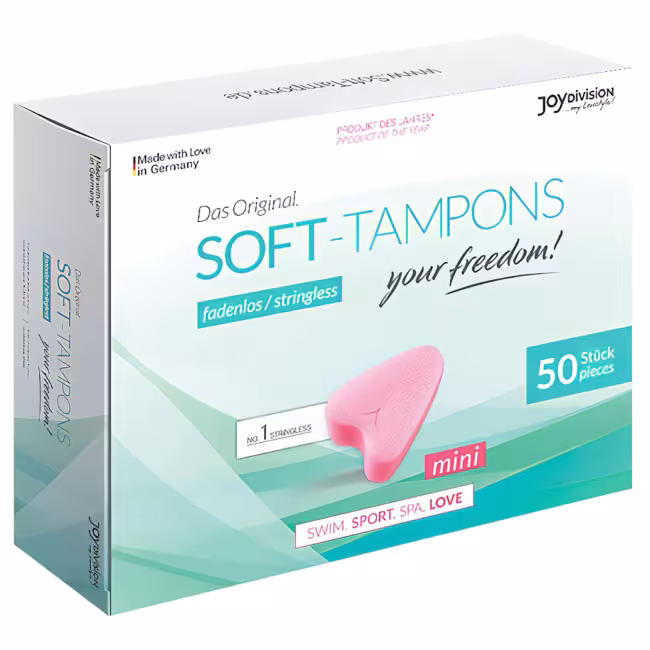 Joydivision Soft-Tampons mini - tampóny bez šnúrky (50 ks)
