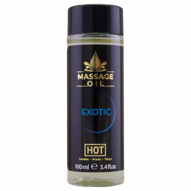 HOT - masážny olej na starostlivosť o pokožku - exotická vôňa - 100ml