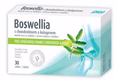 Favea BOSWELLIA s chondroitínom a kolagénom 30 tabliet