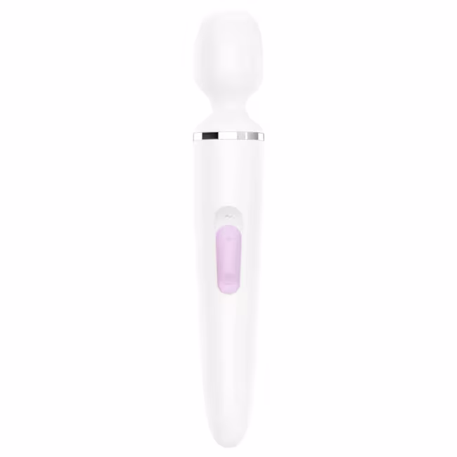 Satisfyer Wand-er Woman - vodotesný masážny vibrátor (biely)