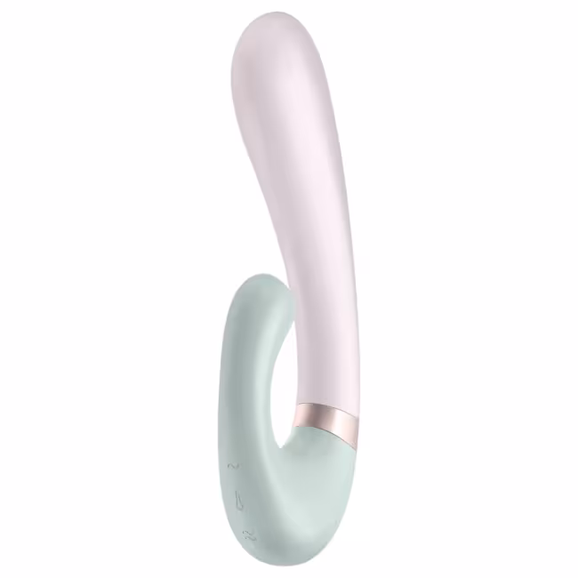 Satisfyer Heat Wave - aplikáciou ovládaný vyhrievací vibrátor (mentolový)