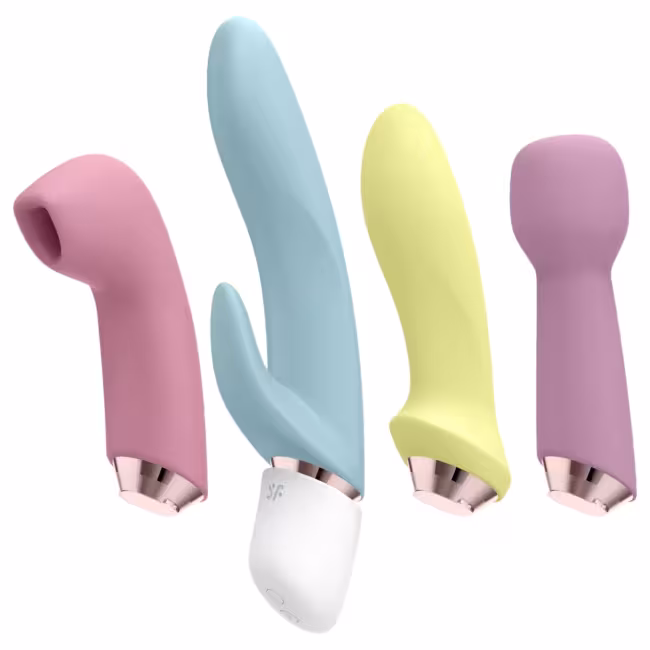 Satisfyer Marvelous Four - sada vibrátorov na batériu - 4 ks