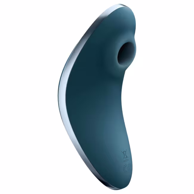 Satisfyer - vibrátor na klitoris s tlakovými vlnami - dobíjací - modrý