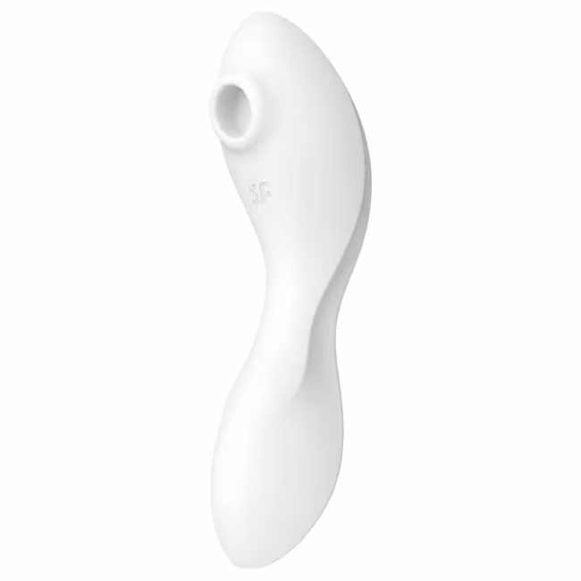 Satisfyer Curvy Trinity 5+ - aplikáciou ovládaný 2v1 vibrátor (biely)