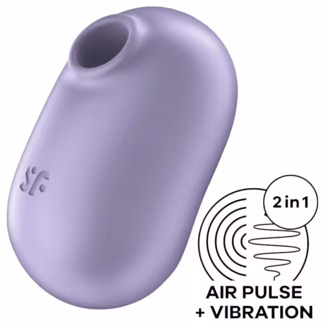 Satisfyer Pro To Go 2 - vibračný stimulátor klitorisu na batériu - fialový