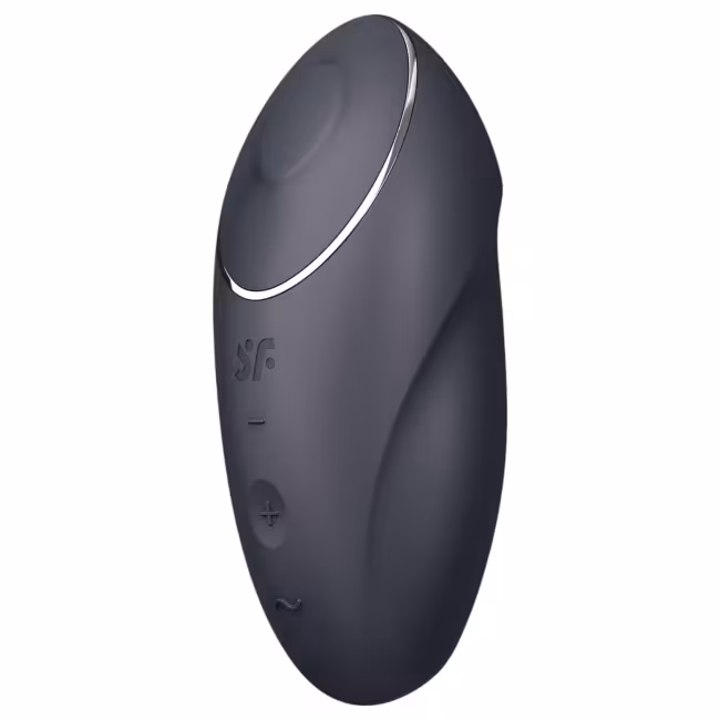 Satisfyer Tap &amp; Climax 1 - 2v1 klitorálny vibrátor - čierny
