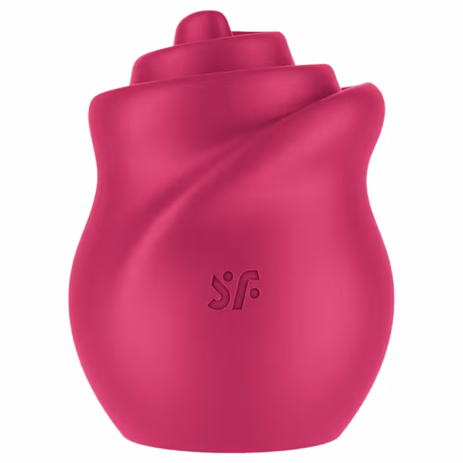 Satisfyer Tongue Twister - rotačný vibrátor na klitoris s jazykom - ružový