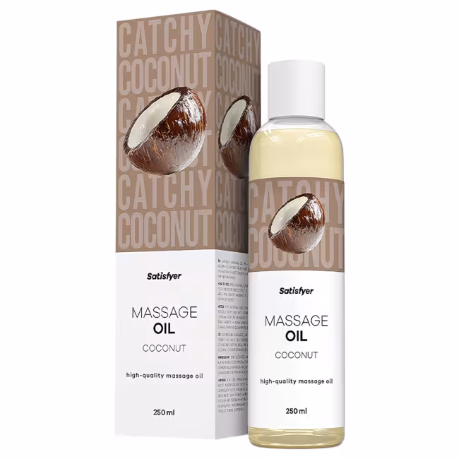 Satisfyer - masážny olej - kokos - 250 ml