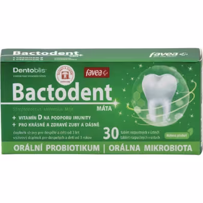 Favea Bactodent máta 30 tablet