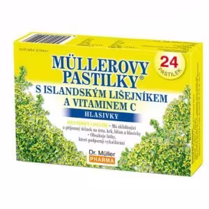 Dr. Müller Müllerovy pastilky s islandským lišejníkem 24 ks