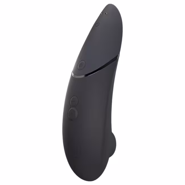 Womanizer Next - stimulačný vibrátor na klitoris - tlakové vlny - čierny