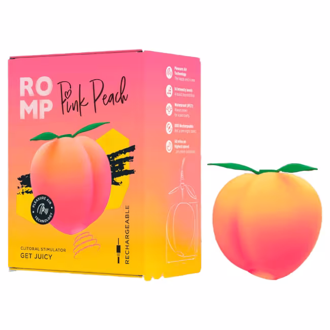 Romp Pink Peach - vlnitý vibrátor (ružový)
