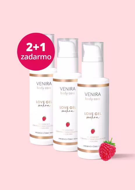 VENIRA love gél malina, 2+1 zadarmo