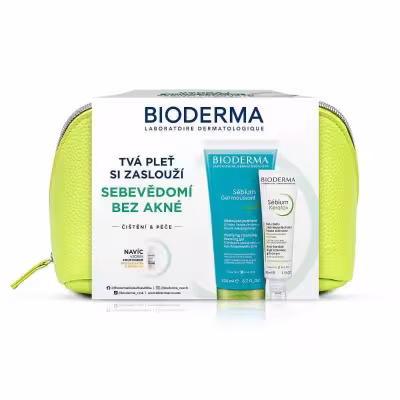 BIODERMA Sébium Pre pleť s akné Gél Moussant 200 ml a Sébium Kerato + 30 ml Darčekové balenie