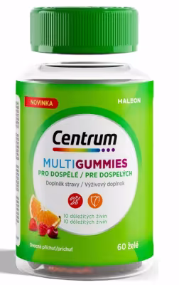 Centrum MultiGummies pre dospelých želé 60 ks