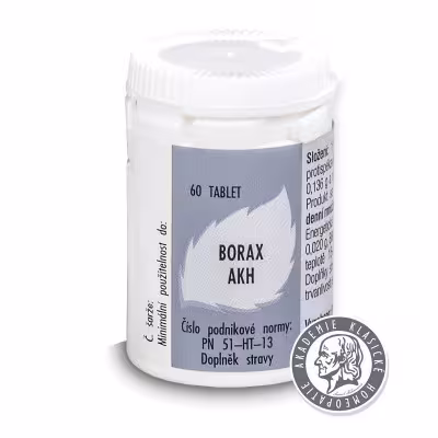 Radim Bakeš Galenická laboratoř Ostrava AKH Borax 60 tabliet