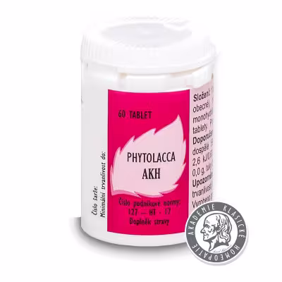 Radim Bakeš Galenická laboratoř Ostrava AKH Phytolacca 60 tabliet