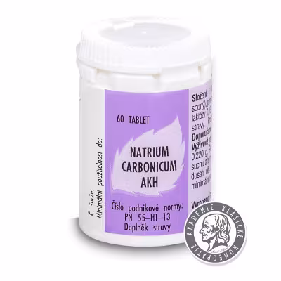 Radim Bakeš Galenická laboratoř Ostrava AKH Natrium carbonicum 60 tabliet