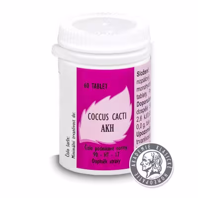 Radim Bakeš Galenická laboratoř Ostrava AKH Coccus cacti 60 tabliet