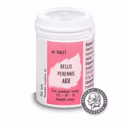Radim Bakeš Galenická laboratoř Ostrava AKH Bellis perennis 60 tabliet