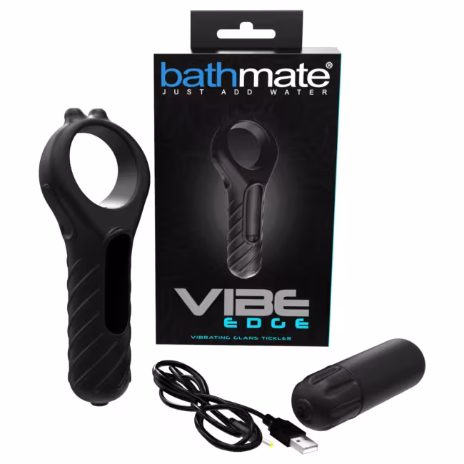 Bathmate Vibe Edge - akumulátorový vibrátor (čierny)