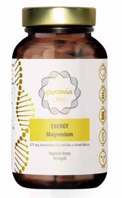 Puravia LABS Magnézium Energy 90 kapsúl