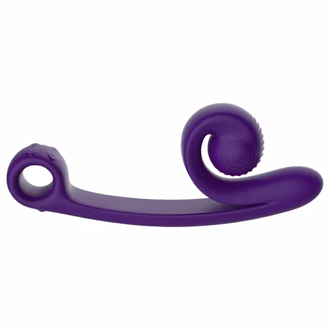 Snail Vibe Curve - vibrátor na klitoris a bod G - 2v1 - fialový