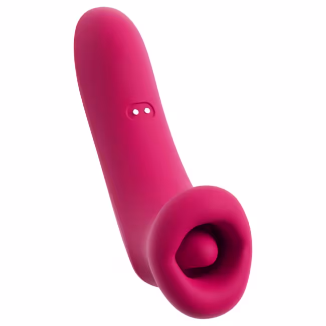 You2Toys Oral Fun - vákuový a jazykový stimulátor klitorisu (ružový)