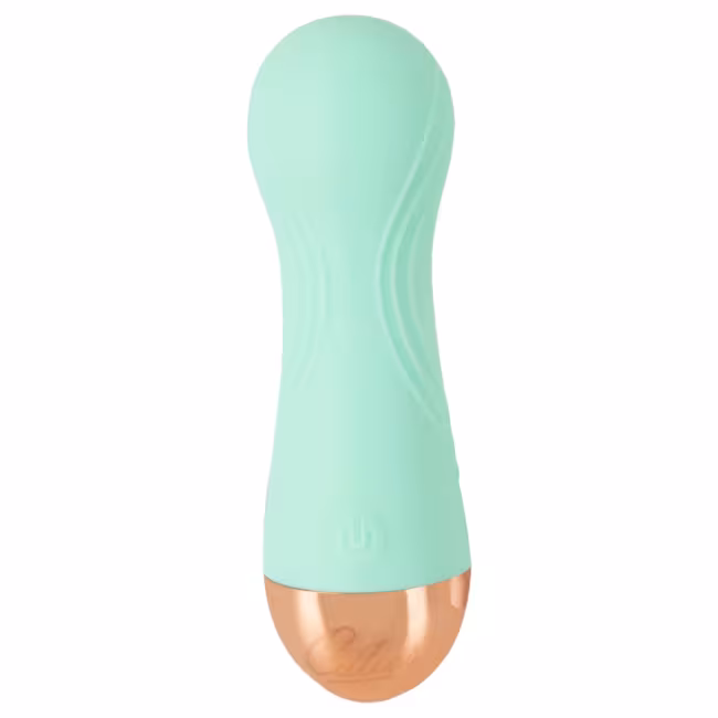 Cuties - akumulátorový, vodotesný mini vibrátor (zelený)