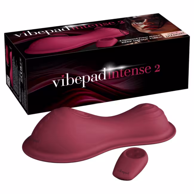 Vibepad Intense 2 - vibračný vankúš s diaľkovým ovládaním (červený)