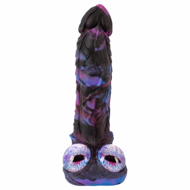 Beasty Cocks Firefly Fantasies - fantazijný vibrátor s ohrevom (modrý) - 23 cm