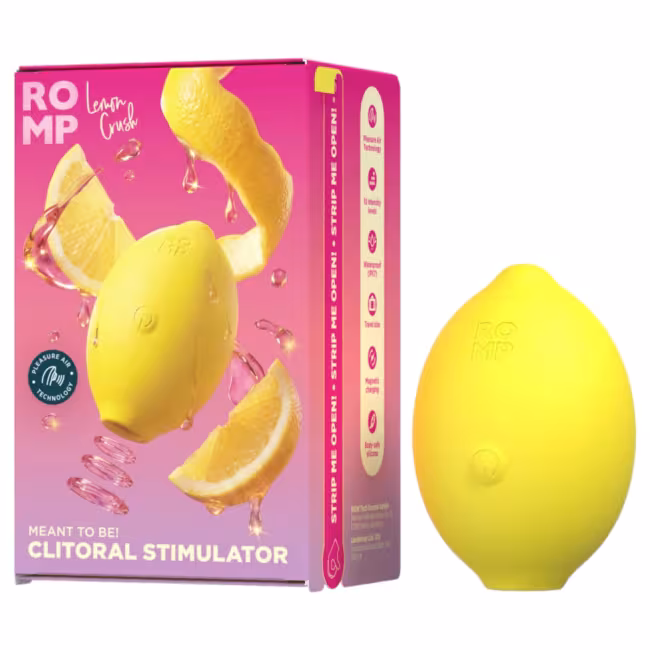 Romp Lemon Crush - vlnový stimulátor klitorisu (žltý)