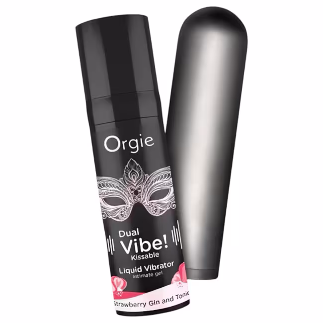 Orgie - mini vibrátor súprava - šedá