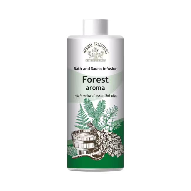 Lesná aróma do kúpeľa, sauny a parného kúpeľa – 500 ml – Herbal Traditions