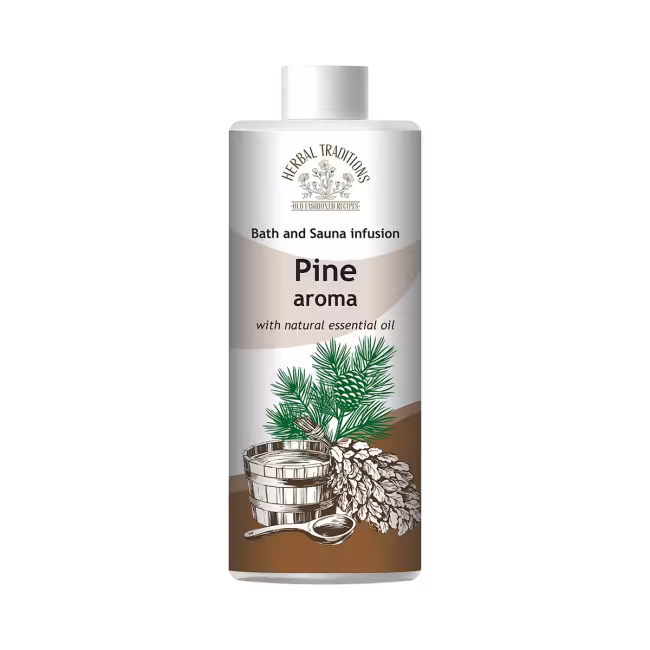 Borovicová aróma do kúpeľa, sauny a parného kúpeľa – 500 ml – Herbal Traditions
