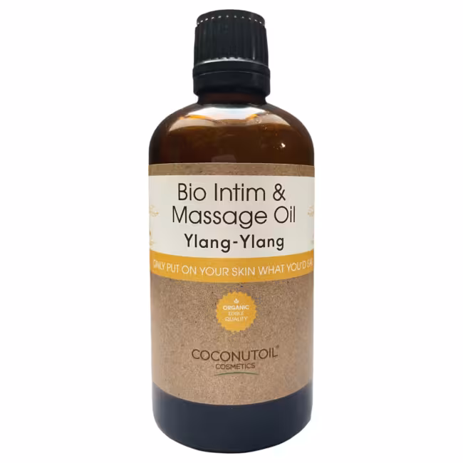 Coconutoil - bio intímny a masážny olej ylang-ylang - 80 ml