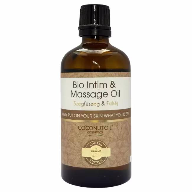 Coconutoil - bio intímny a masážny olej - klinček škorica - 80 ml