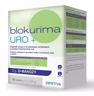 Blokurima URO+ 2 g d-manózy 30 vrecúšok