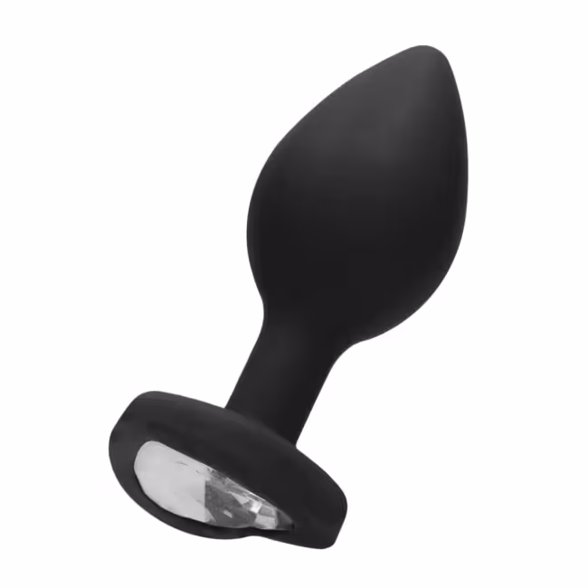 Ouch! Regular Diamond Butt Plug Black