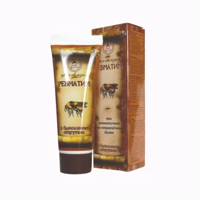 Krém Revmatim - pri problémoch s kĺbmi, pohybového aparátu, bolestiach chrbtice, pri reumatických ochoreniach - Elixir - 75ml Varianta: 75ml