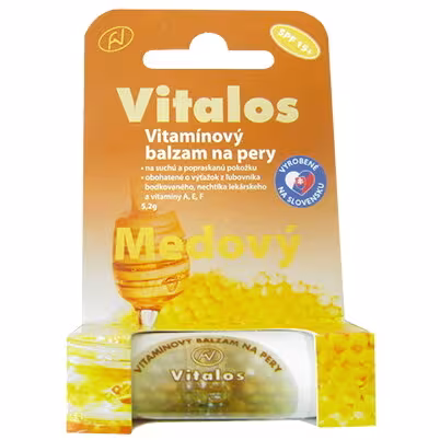 VITALOS Balzam na pery med SPF 15 4,5 g