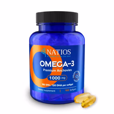 Natios Omega-3 Premium Anchovies 1000 mg 100 softgel kapsúl