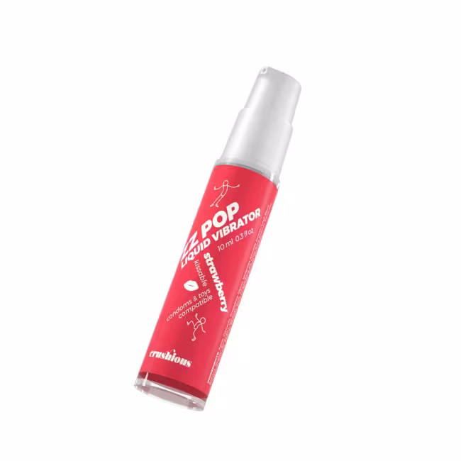 Crushious Zz Pop Liquid Vibrator Strawberry Aroma 10ml