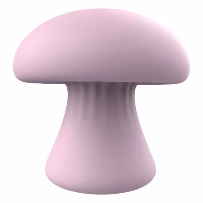 Magic Mushroom - nabíjateľný tvárový masér (ružový)