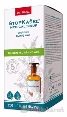 Simply You Dr.Weiss STOPKAŠEĽ Medical sirup pri kašli 300 ml