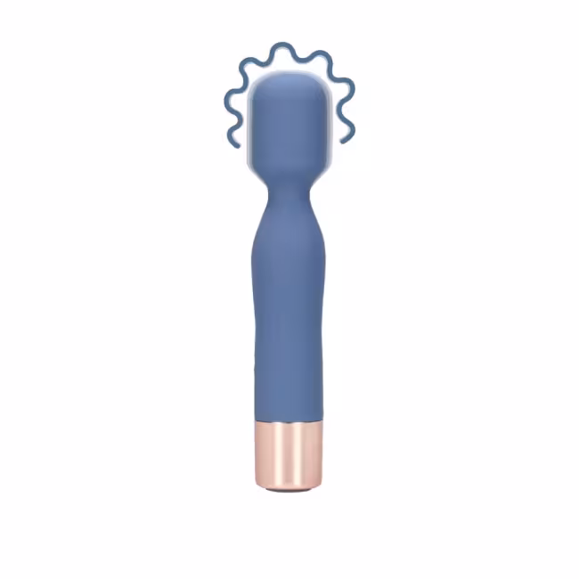 Loveline Mini Wand Vibrator - Blue Horizon
